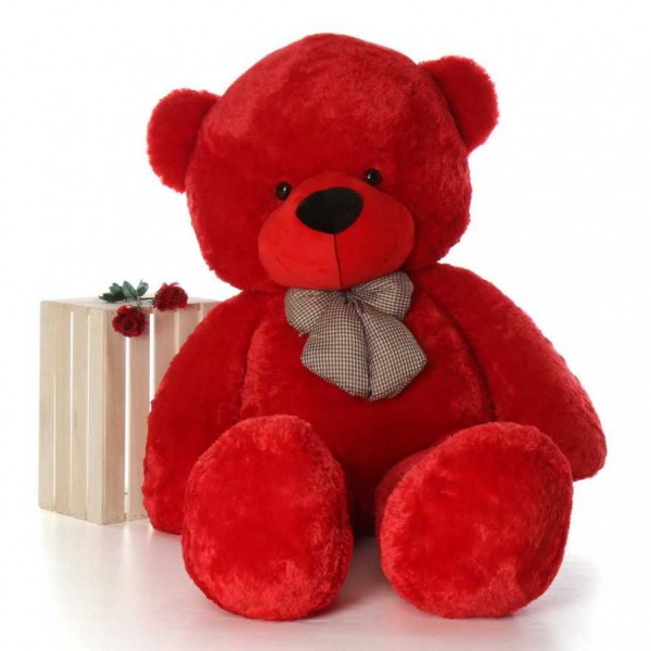 Super Giant 7 Feet Red Bow Teddy Bear Soft Toy